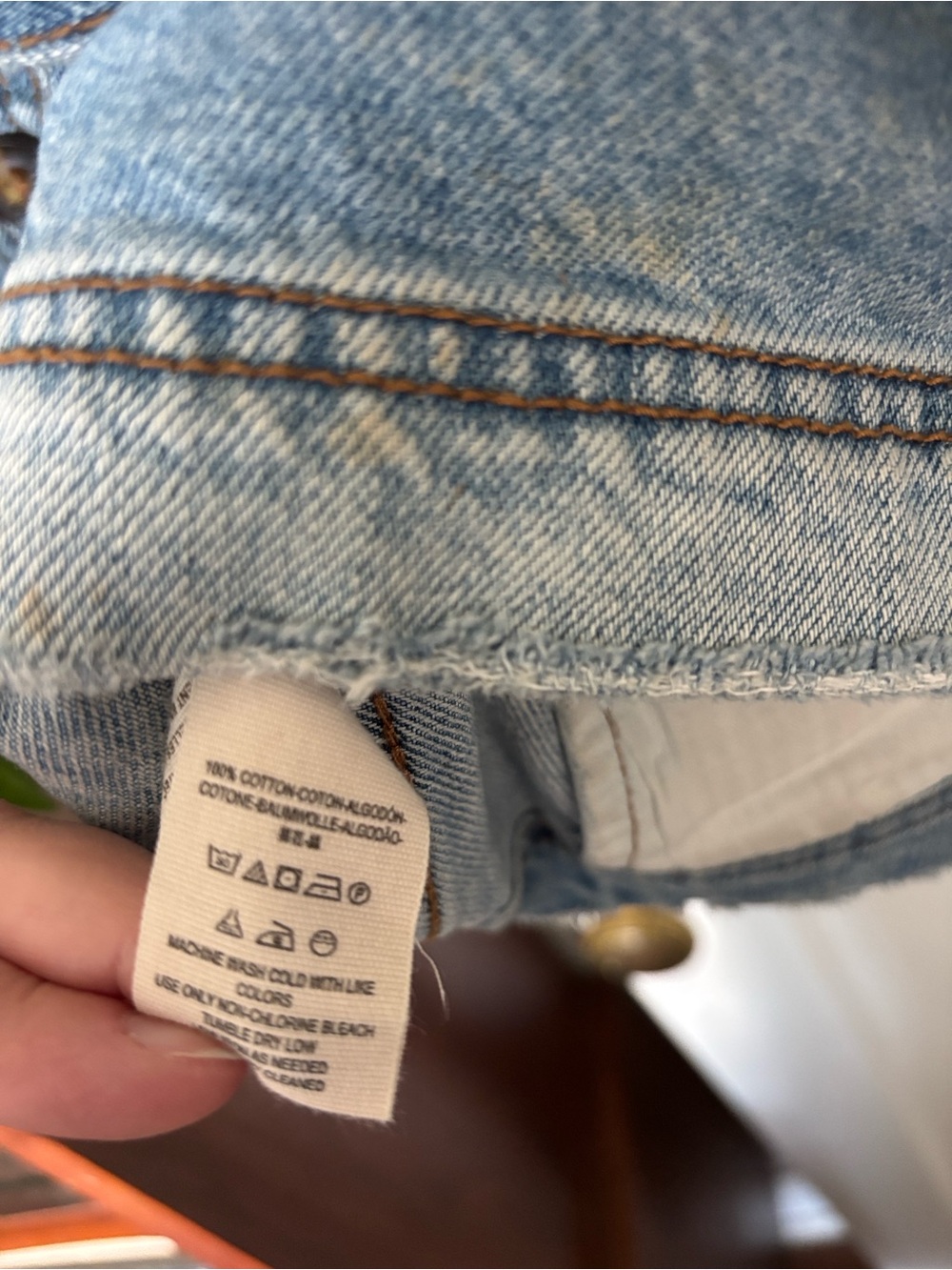 Free People Heritage Jean jacket size M - Picture 6 of 6